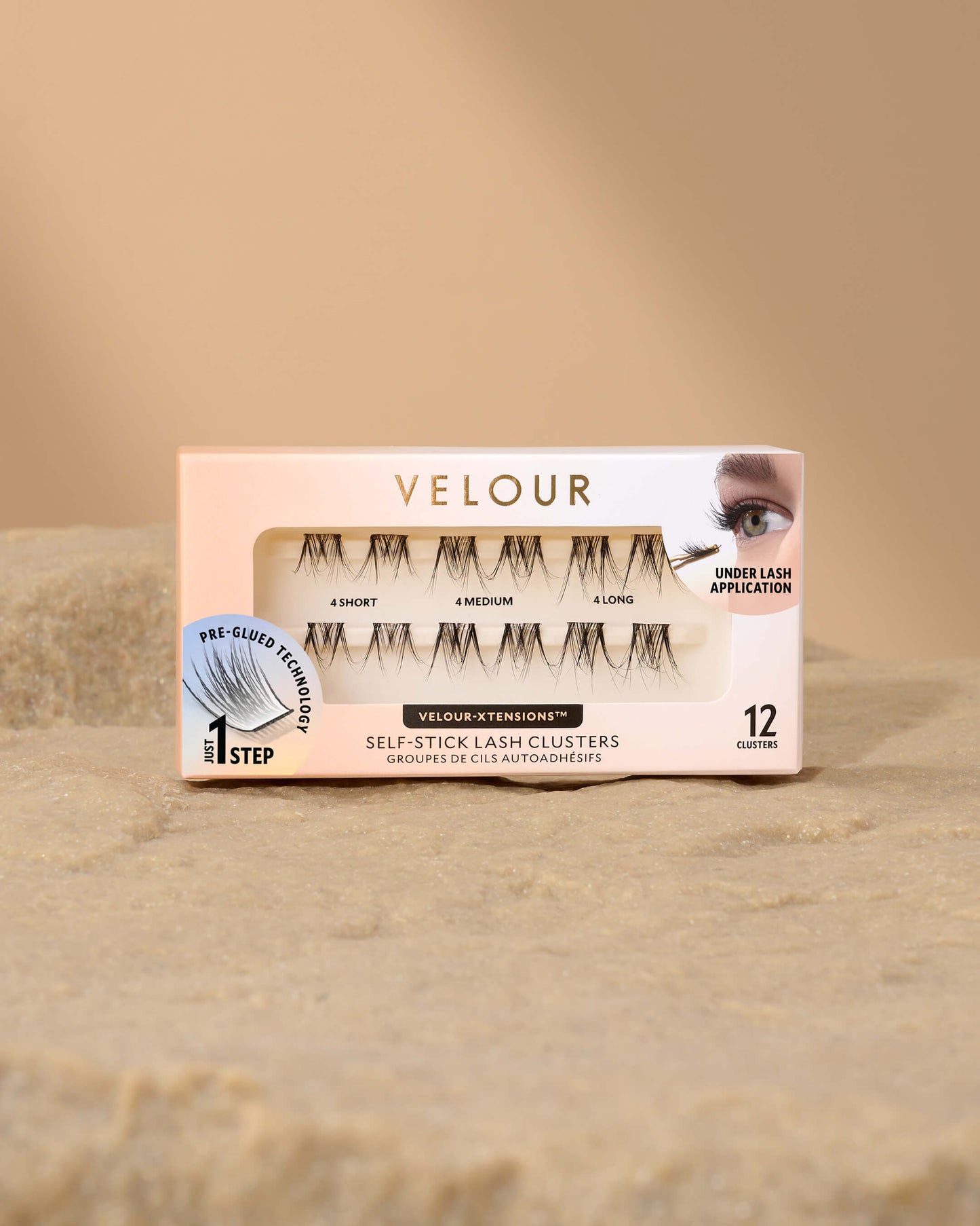 Soft & Wispy Velour-Xtensions™ Self-Stick Lash Clusters