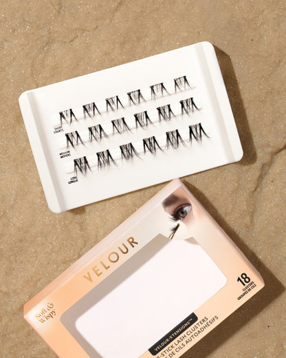 Soft & Wispy Velour-Xtensions™ Self-Stick Lash Clusters