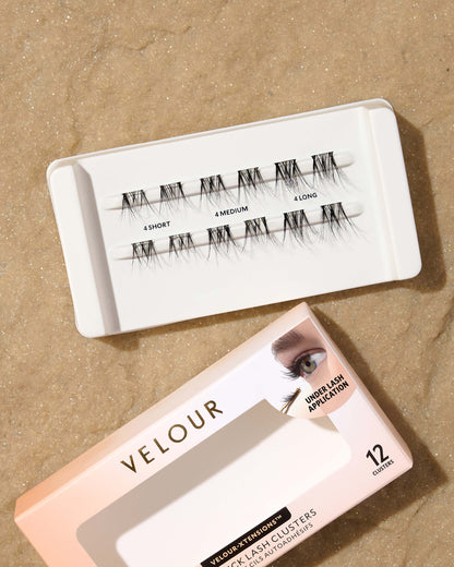 Soft & Wispy Velour-Xtensions™ Self-Stick Lash Clusters