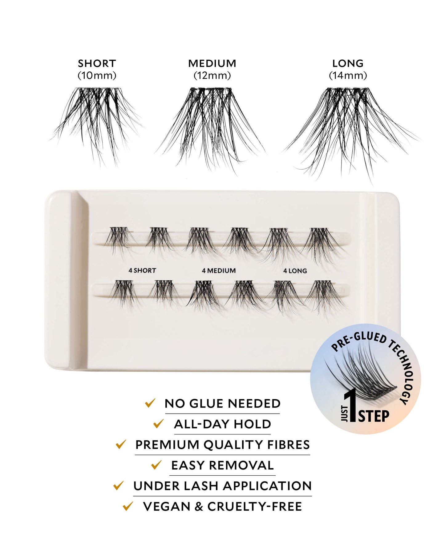 Everyday Natural Velour-Xtensions™ Self-Stick Lash Clusters