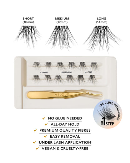 Velour-Xtensions™ Self-Stick Lash Kit