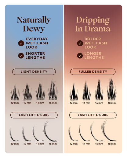 Velour x Spencer Self-Stick Lash Clusters