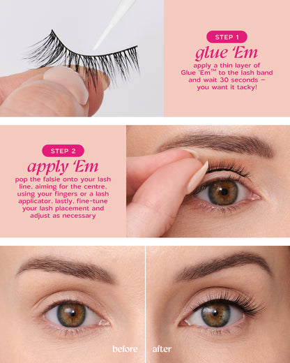 Glue 'Em™ Brush-On Lash Glue