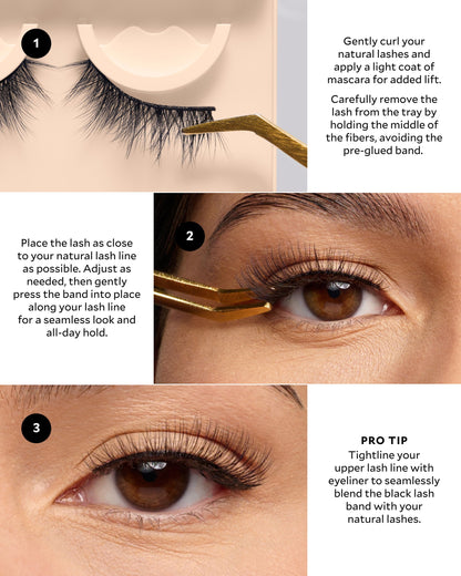 Effortless Self-Adhesive Lashes