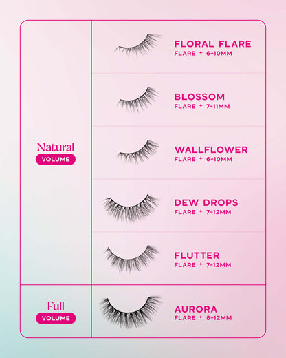 Floral Flare Half Lash