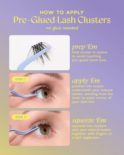 LayZ Gal™ Lash Clusters - Lowkey